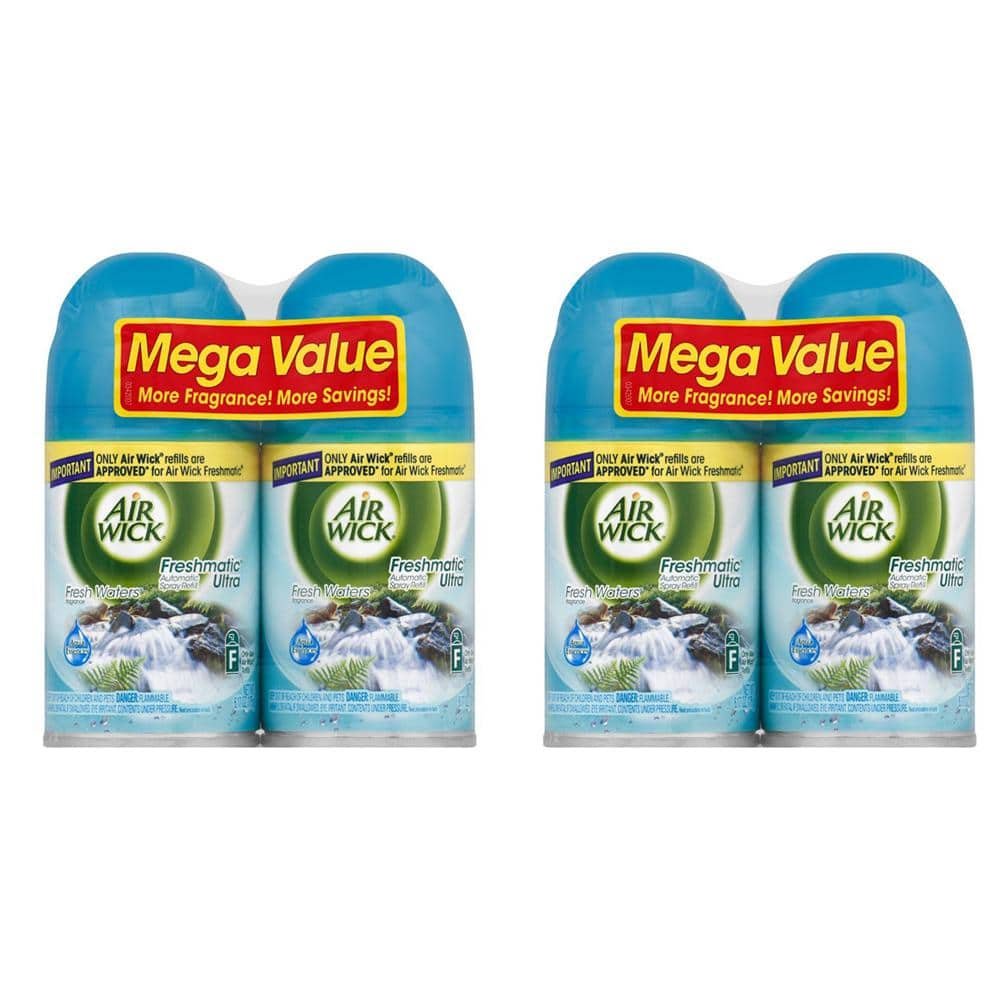 Freshmatic Ultra 6.17 oz. Fresh Waters Automatic Air Freshener Refill (4-Refills)
