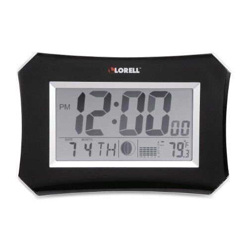 Lorell Lcd Wall/alarm Clock - Digital (LLR60998)