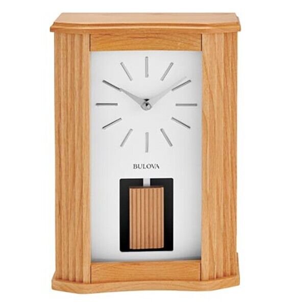 NEW INTRODUCTION BULOVA MANTEL CLOCK -KNOWN AS "CHICAGO" B1525