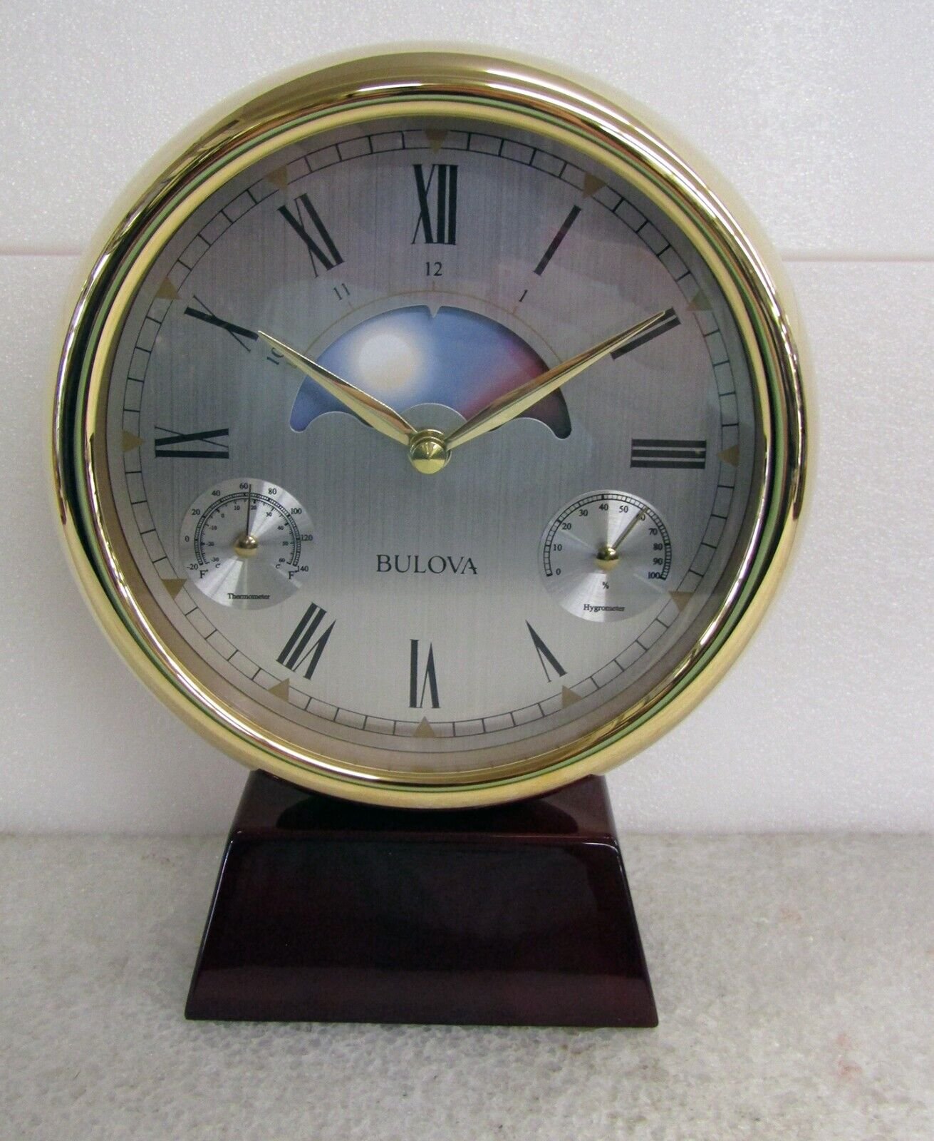 NEW INTRODUCTION BULOVA MANTEL CLOCK -KNOWN AS THE PINNACLE B1725