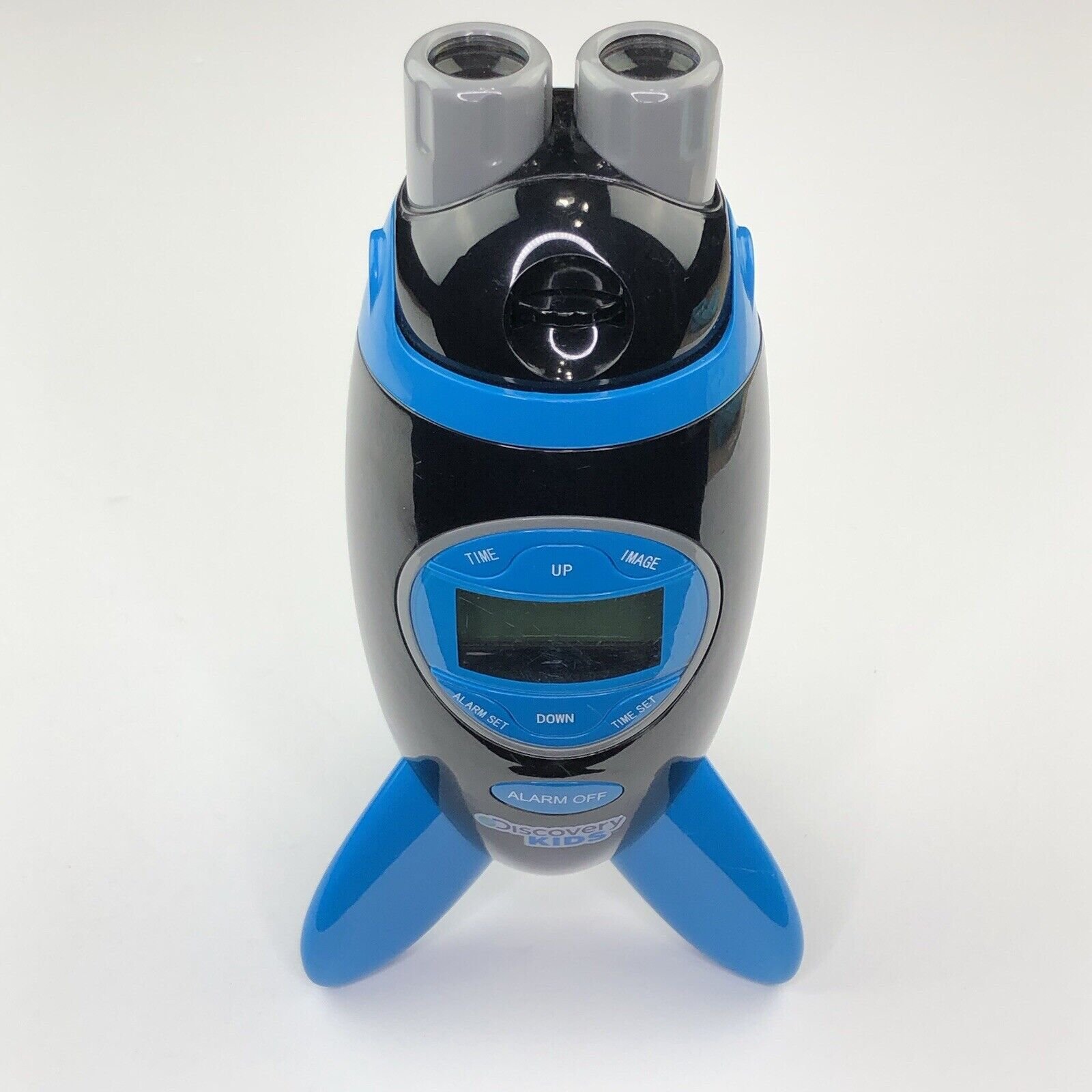 Rocketship Projection Digital Alarm - Toy Rocket 8.5" Clock Discovery Kids 2013
