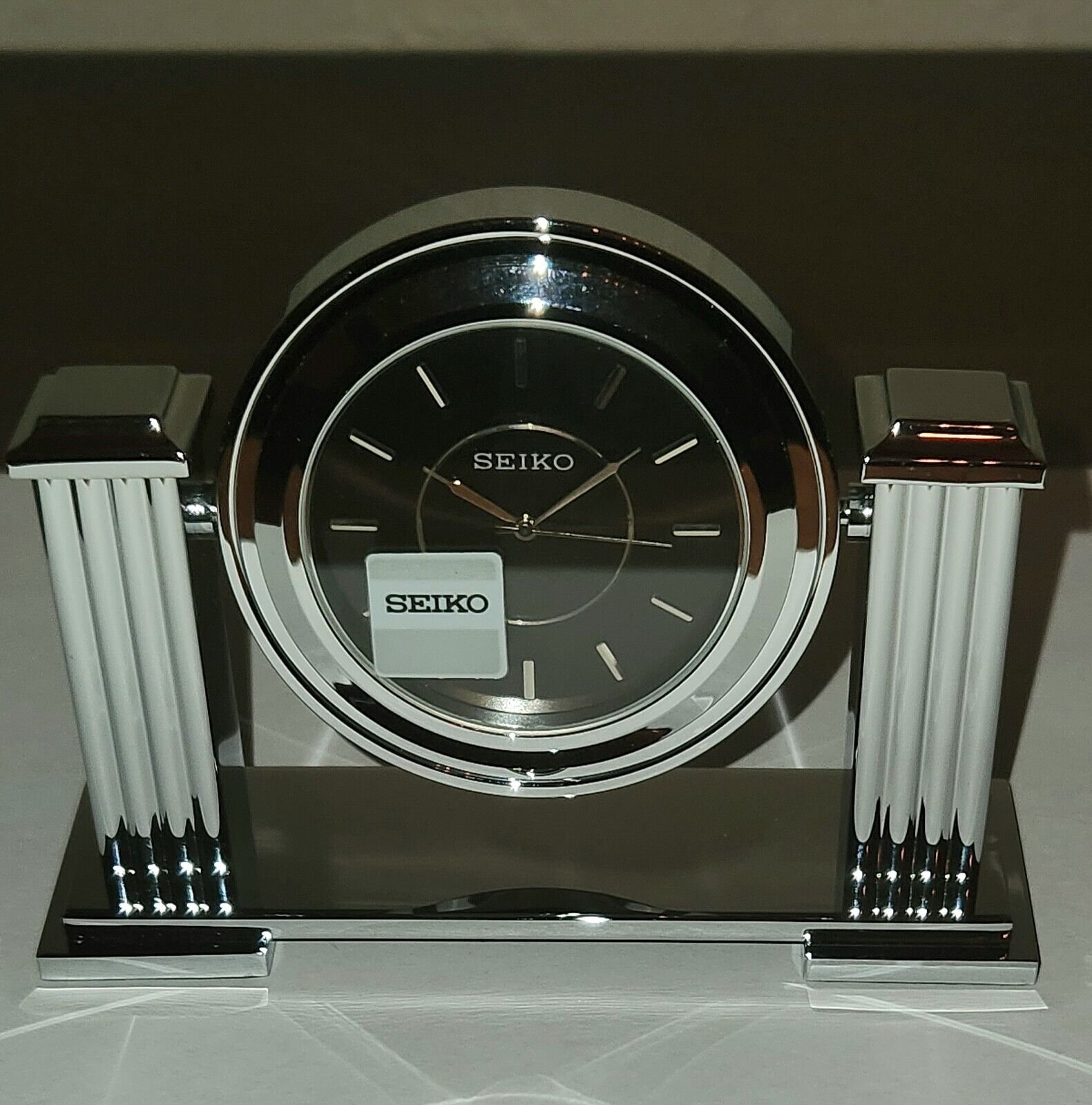 Seiko Table Clock QHG026SL Brand New **NEEDS BATTERY** Read