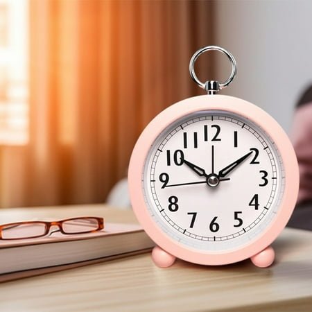 TOPRenddon Alarm Clock for Heavy Sleepers,New LED Alarm Clock, Office And Household Circular Alarm Clock, Student Clock, Small Gift