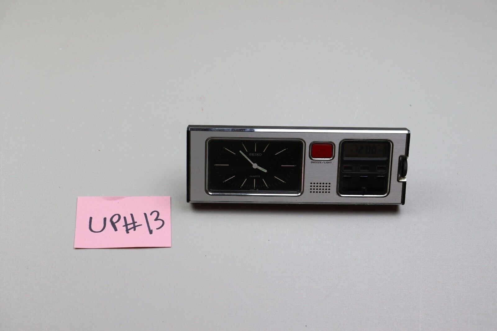 Vintage Seiko Desk Alarm Clock - SP304F 72104 - Tested And Works