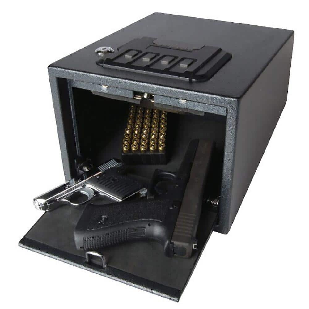 2-Gun Quick-Access Pistol Safe With Alarm