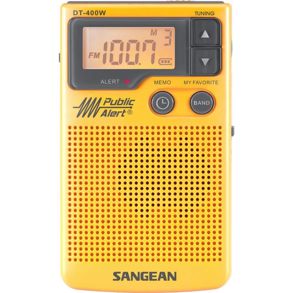 AM/FM Digital Weather Alert Pocket Radio