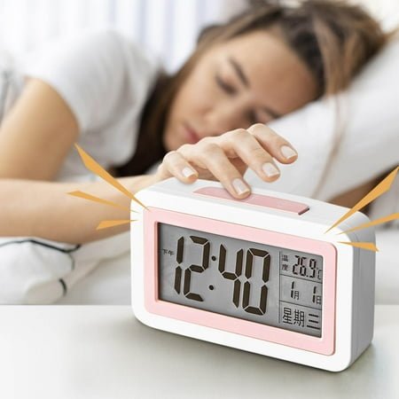 Ovzne Loud Alarm Clock for Heavy Sleeper, Vibrating Alarm Clock for Hearing Impaired Deaf, Annoying