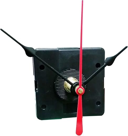 Quartex Q-80 Quartz Clock Movement, 1/2” Maximum Dial Thickness, 15/16" Hand Shaft Length