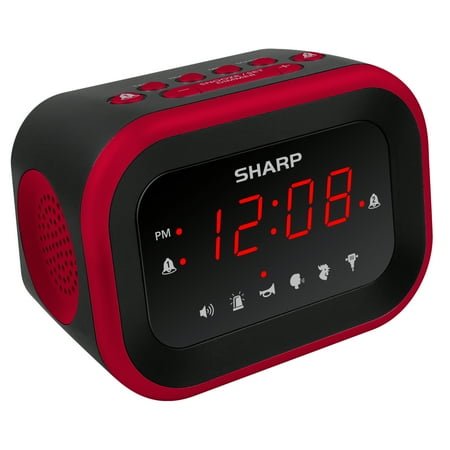 Sharp Super Loud Alarm Clock for Heavy Sleepers, 6 Extremely Loud Wake Up Sounds up to 115 db photo Sharp Super Loud Alarm Clock for Heavy Sleepers, 6 Extremely Loud Wake Up Sounds up to 115 db