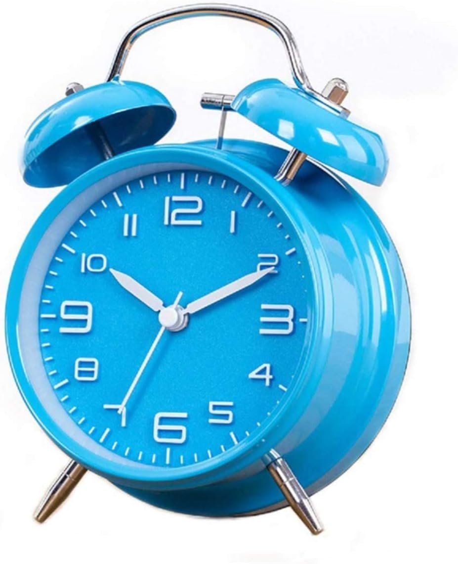 Best Blue Twin Bell Alarm Clocks