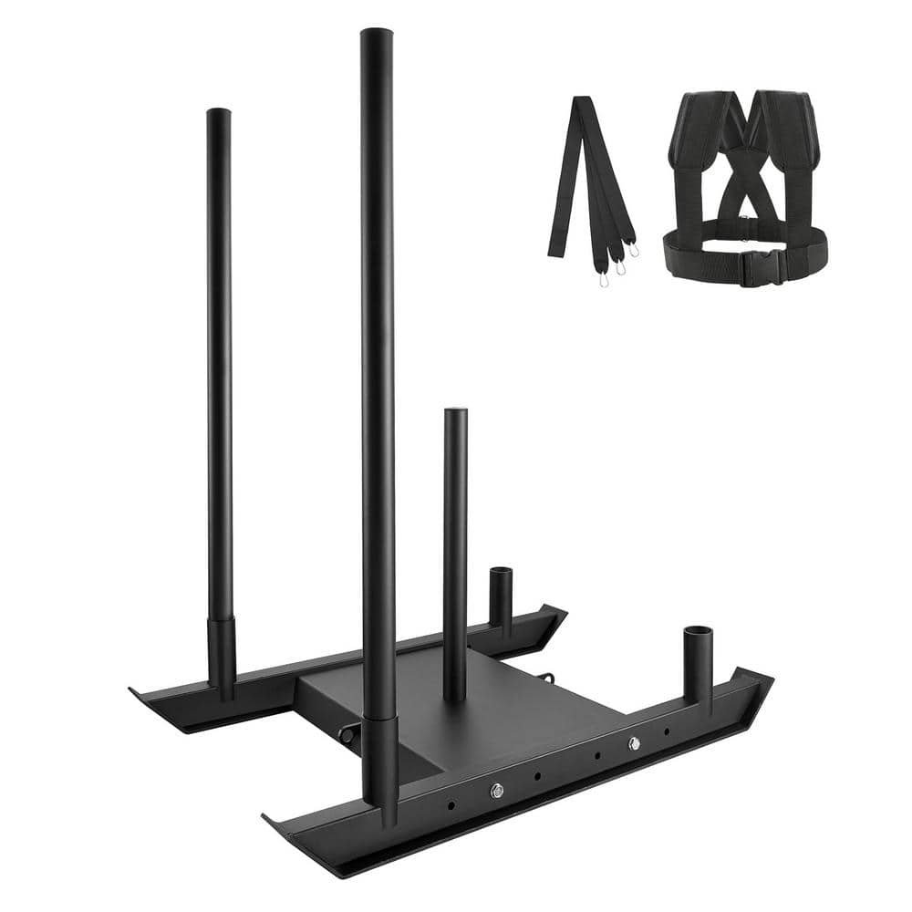 Weight Training Sled, Pull Push Power Sled, Steel Fitness Equipment for Strength...