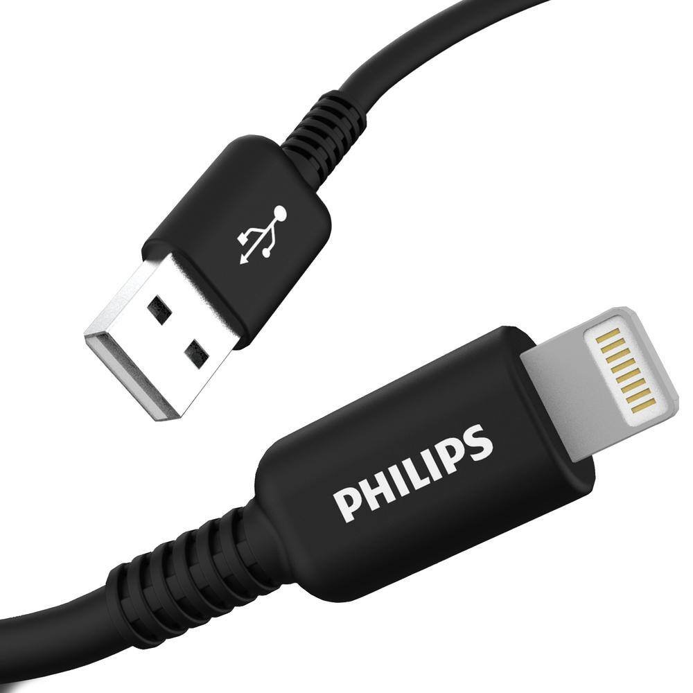 6 ft. USB Charge Cable with Lightning Connector, Black