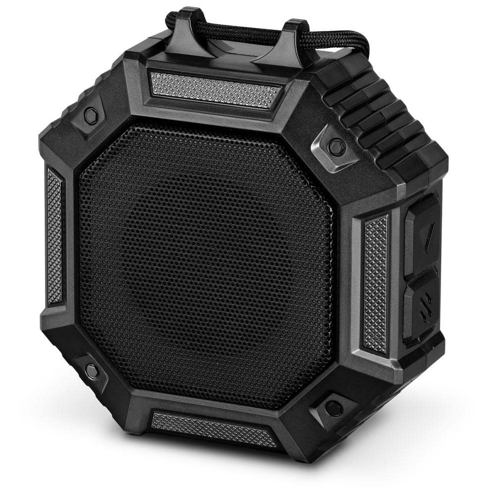 IPX5 Waterproof Wireless Speaker, Color Changing light Effects, Black