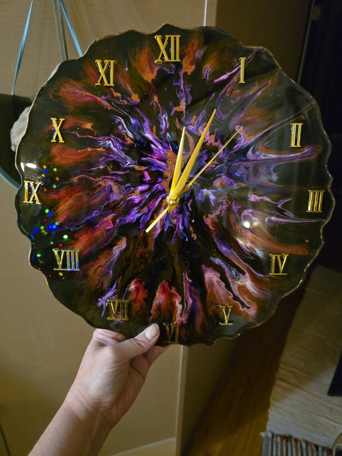 unique wall clock Handcrafted