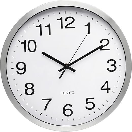 Best Bai Brushed Aluminum Wall Clocks