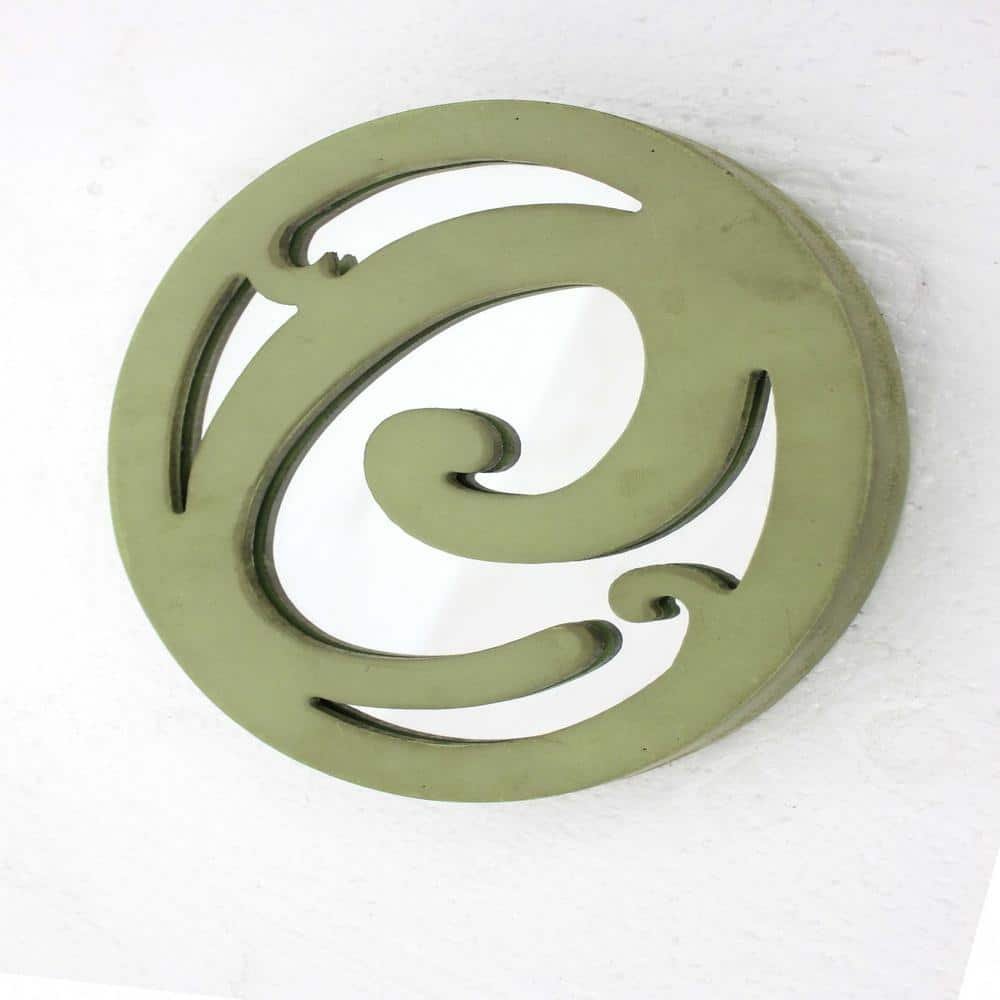 8 in. x 10 in. Green Cottage Style, Letter C Wall Art...