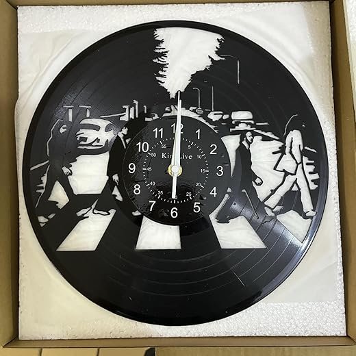 Beatles Vinyl Wall Clock, Records Decor Gift, Home Decor Music