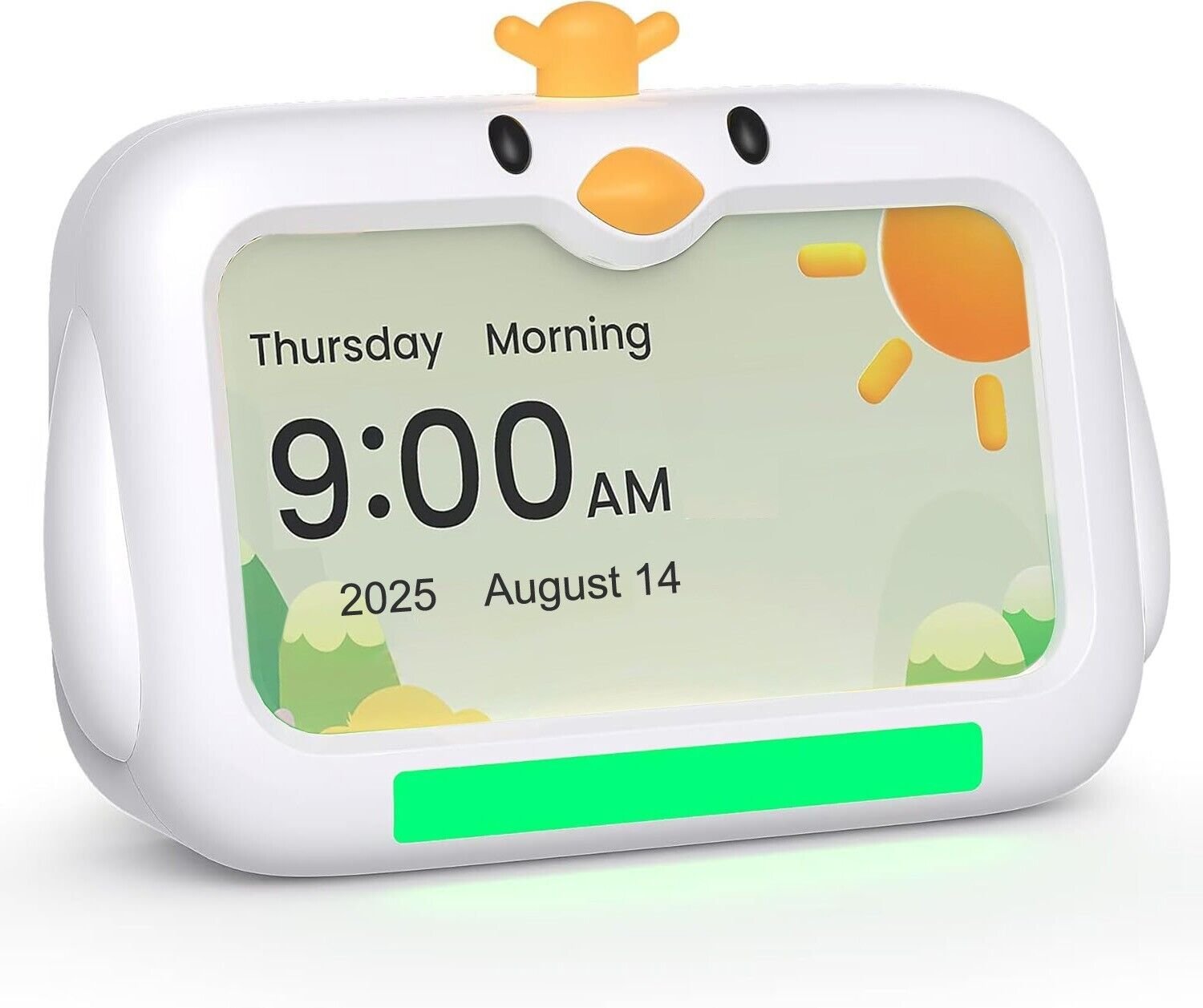 Children's Sleep Training & Time Clock - Alarms - NIghtlight - 8 Naturakl Sounds