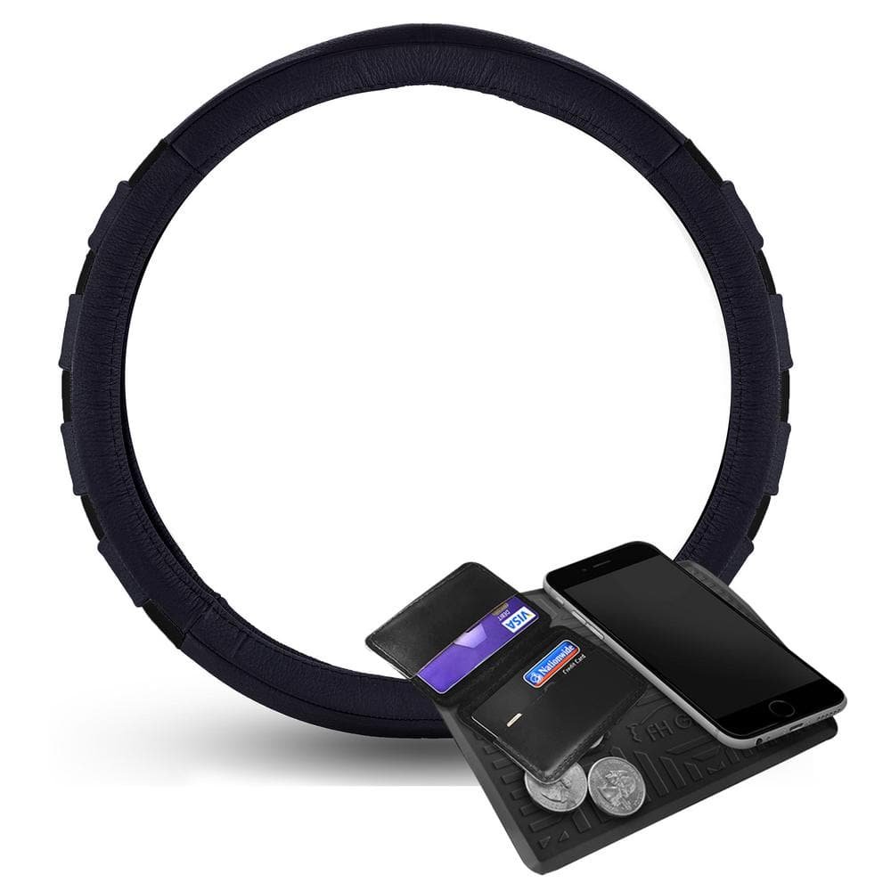 Genuine Leather Sport Steering Wheel Cover