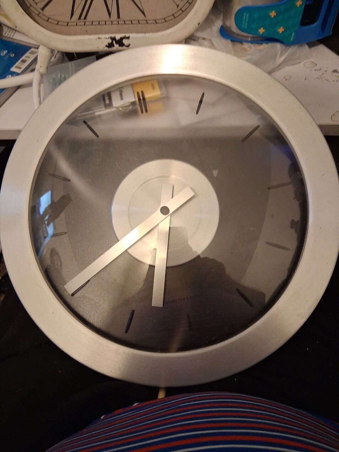 Glass. Clock