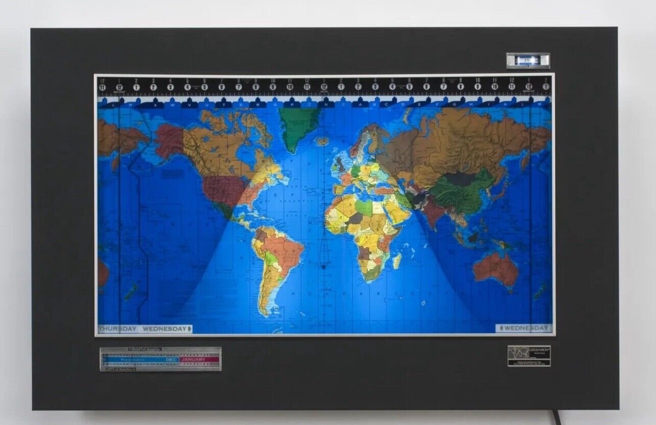 Original Kilburg Geochron with Laminate Finish by Geochron Incorporated