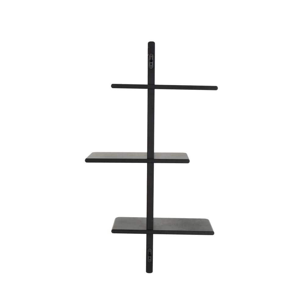 19 in. W x 8 in. D Black Handmade Wood Decorative Wall...