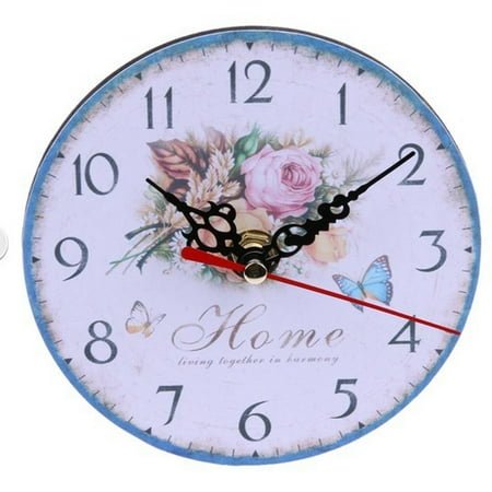 DESIGNICE Wall Clock,Compact Design Small Wall Clock,Space-Saving Ideal for Any Room Wall Clocks Battery Operated,Style1