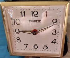 EQUITY traveling Alarm Clock. Great Shape.works.