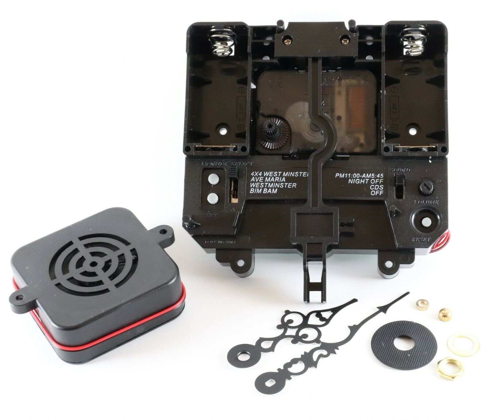 Hermle 2214 2215 Quartz Wall Clock Movement Conversion Kit 3/8" Howard Miller