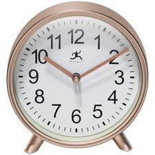 INFINITY INSTRUMENTS 15684 CP 4360 Copper Tabletop Alarm Clock photo