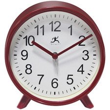 INFINITY INSTRUMENTS 15684 RD 4360 Red Tabletop Alarm Clock photo