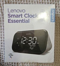 Lenovo Smart Clock Essential Speaker With Hey Google Assistant New In Package