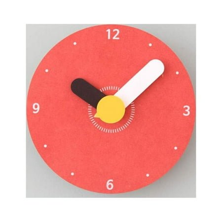 MODIRNATION Retro Modern Wooden 'Mini' Wall Clock, Simplistic, Fashionable and Stylish, Silent Quartz Mechanism, Quality Materials Made from Eco-Friendly MDF and Bamboo, Decor for Home/Office