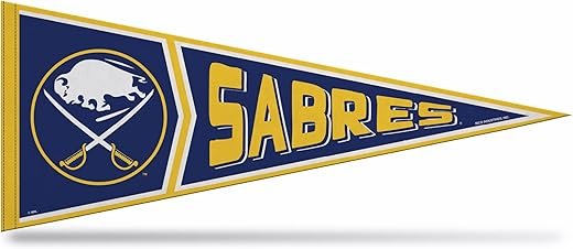 Rico Industries NHL Hockey Retro 12" x 30" Felt Wall Décor Pennant - Great for Home/Bed Room/Man Cave Décor