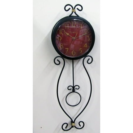 625-392 ADDISON A WROUGHT IRON WALL CLOCK BY HOWARD MILLER 625392