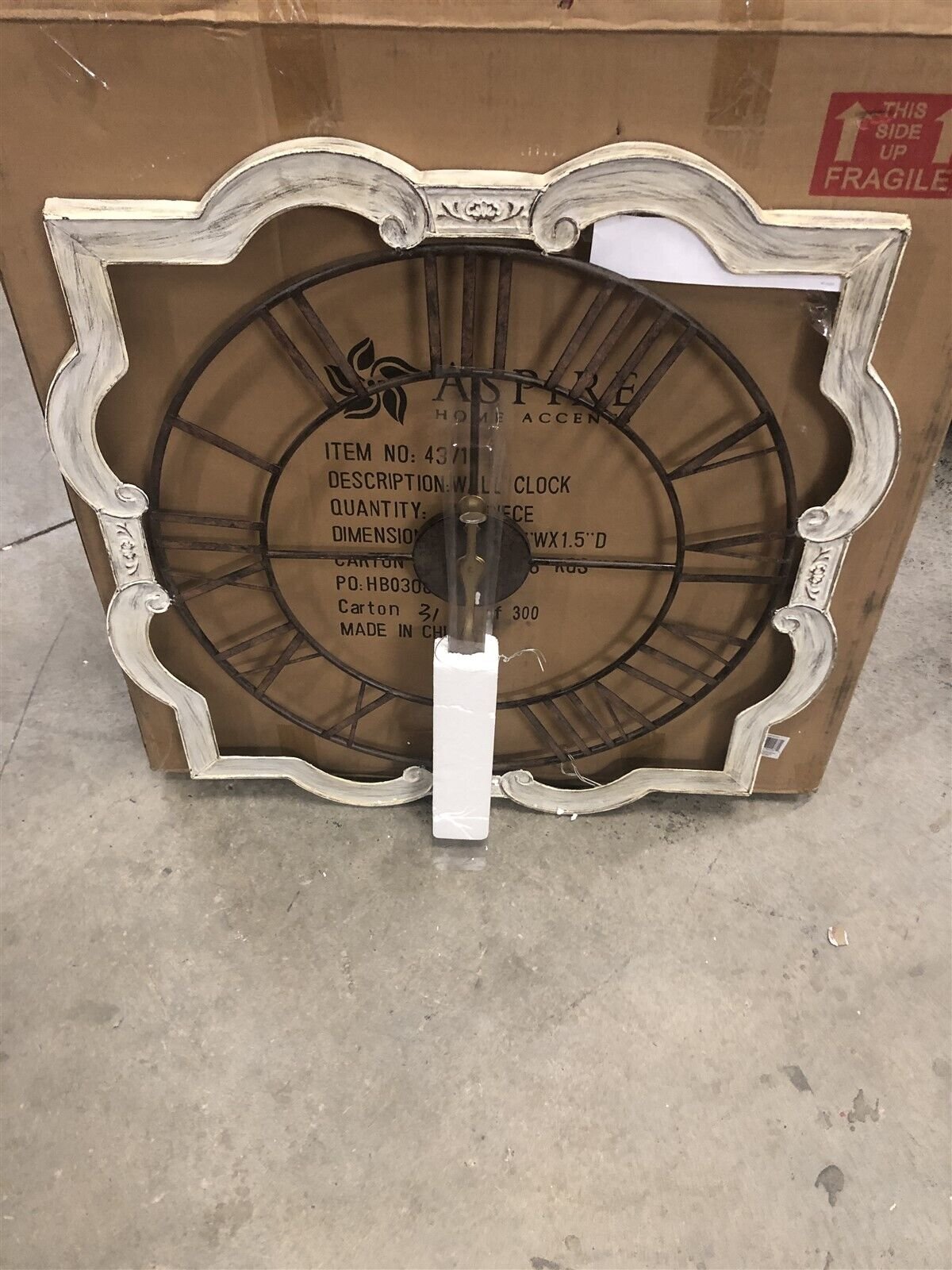 Aspire 4371 Eloise French Country Wall Clock