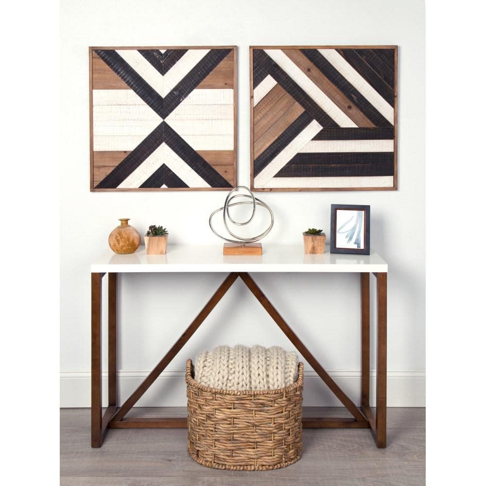 Ballez Wood Brown Plaque Wall Art