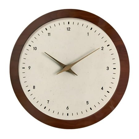 DESIGNICE Wall Clock,Ultra Sleek Modern Wall Clock,Visually Striking Bathroom Clock,Style1,12In
