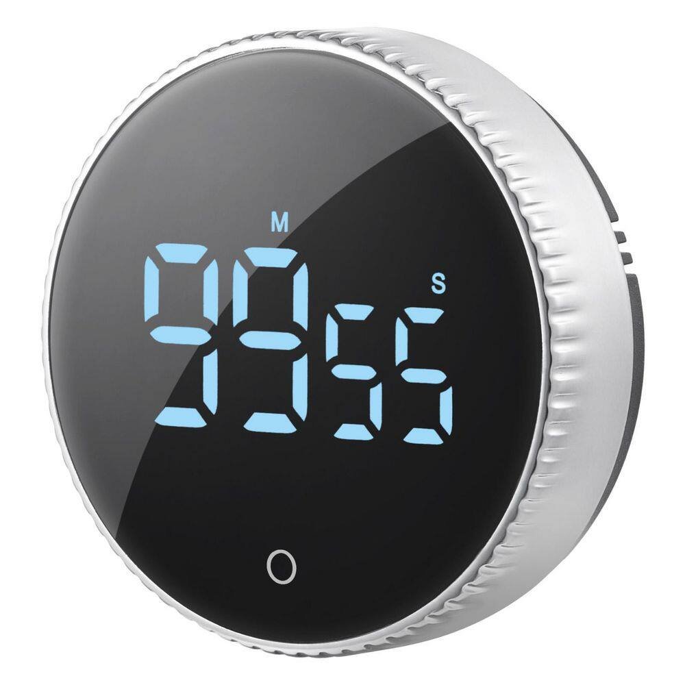Digital Kitchen Timer, Magnetic Countdown Countup Timerwith 3-in.Large LED Display, 2 Lighting...