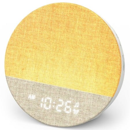 Dreamegg Sound Machine with Sunrise & Wake Up Light, Sunrise Alarm Clock for Bedrooms