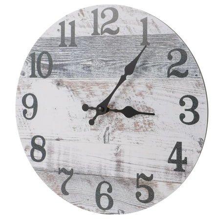 Home Clock Round Wall 18 Inches Without Battery Date and Day Vintage