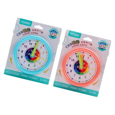 JZROCKER Telling Time Teaching Clock for Kids Boys Girls Educational Clock Learning Desk Clock For Talking Learn to Tell Time