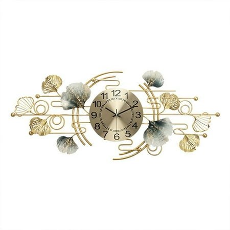 Large Modern Wall Clock, Metal 3D Wall Sculptures, Living Room Wall Clock Silent, Modern Wall Art Decoration, Wall Clocks, for Office and Living Room