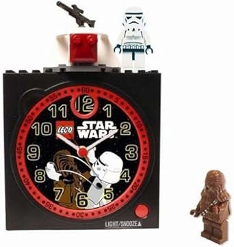 LEGO Kids' Star Wars Chewy and Stormtrooper Clock Set #CLKSTW1