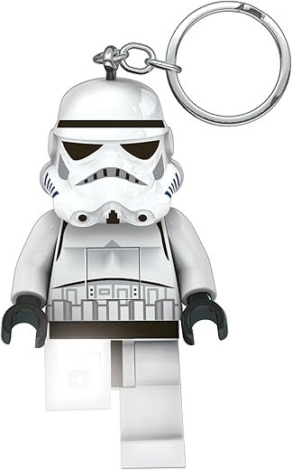 LEGO Star Wars Large 3 Inch Tall Figure Keychain Light - Stormtrooper (KE12H)