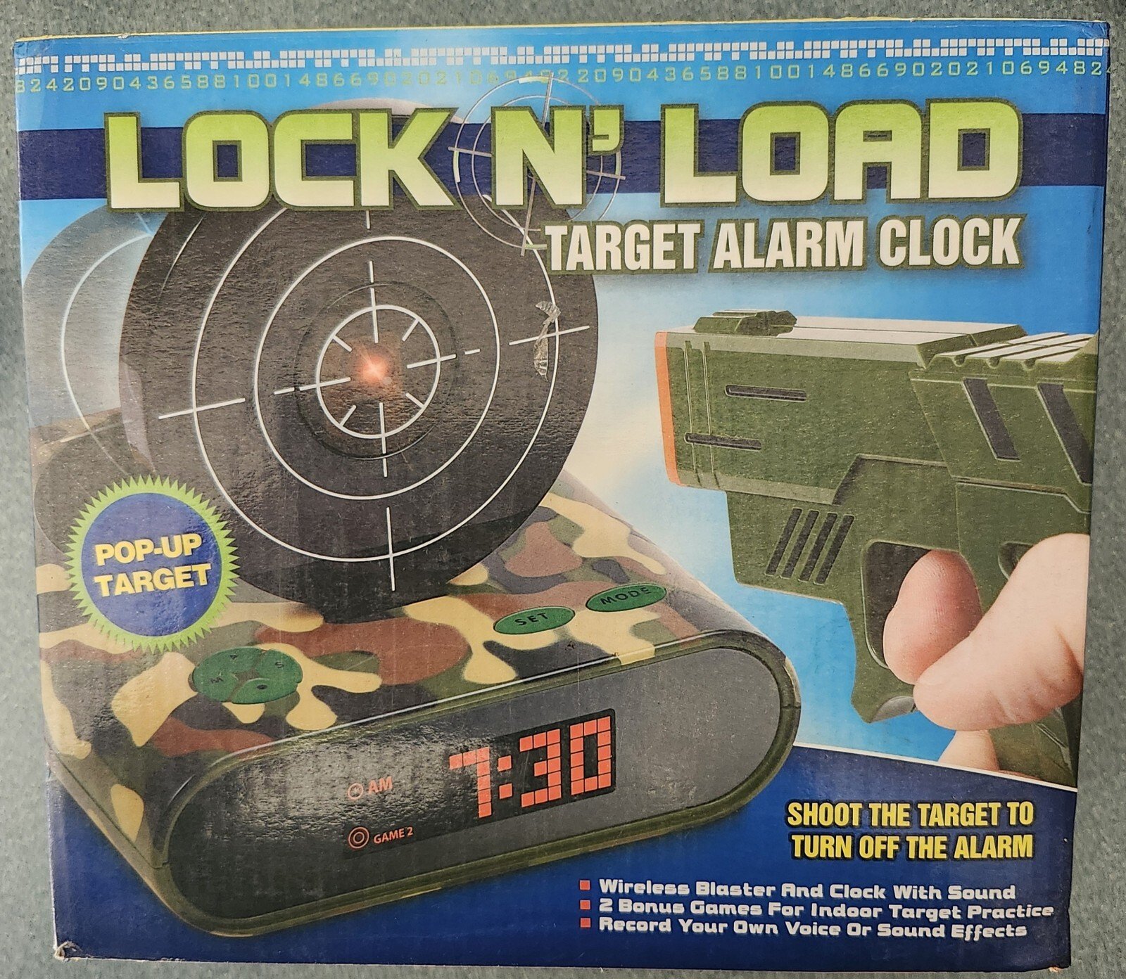 Lock N' Load Target Alarm Clock/Target Alarm Clock - Camo