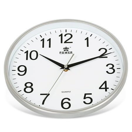 Power Overlord 12-Inch Living Room Bedroom Quartz Clock Mute round Pocket Watch Creative Simple Wall Clock 8237