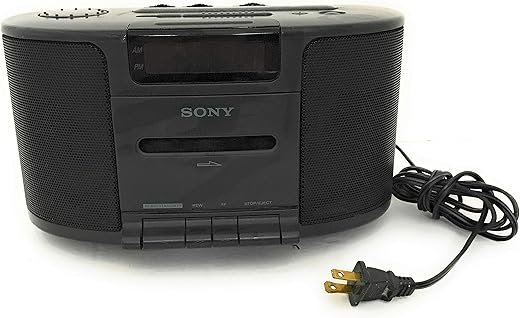 Sony Dream Machine Dual Alarm Clock Radio Cassette Tape Player Stereo Icf-cs650
