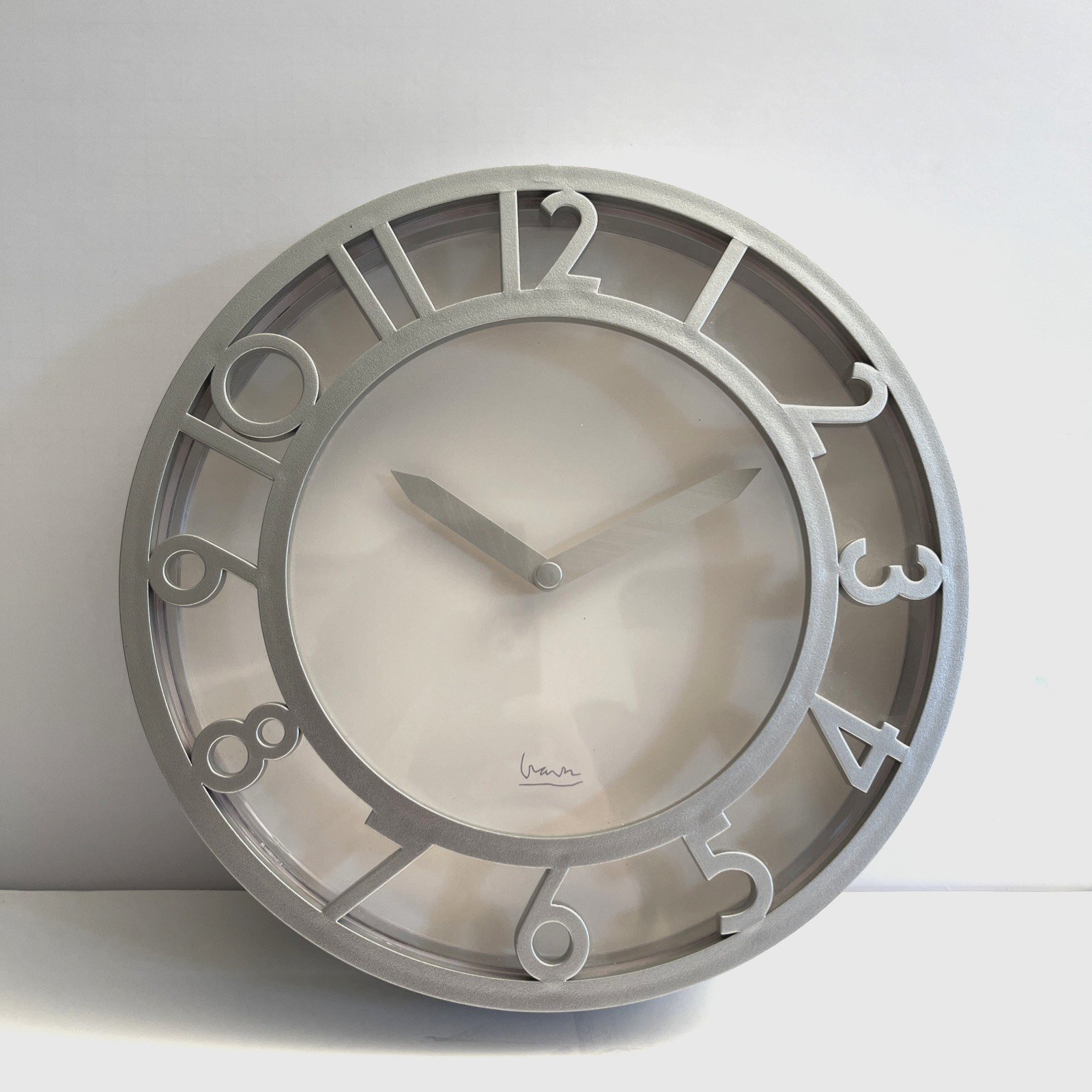 Vintage 90s Michael Graves Signed 10" Quartz Wall Clock Excellent Condition!