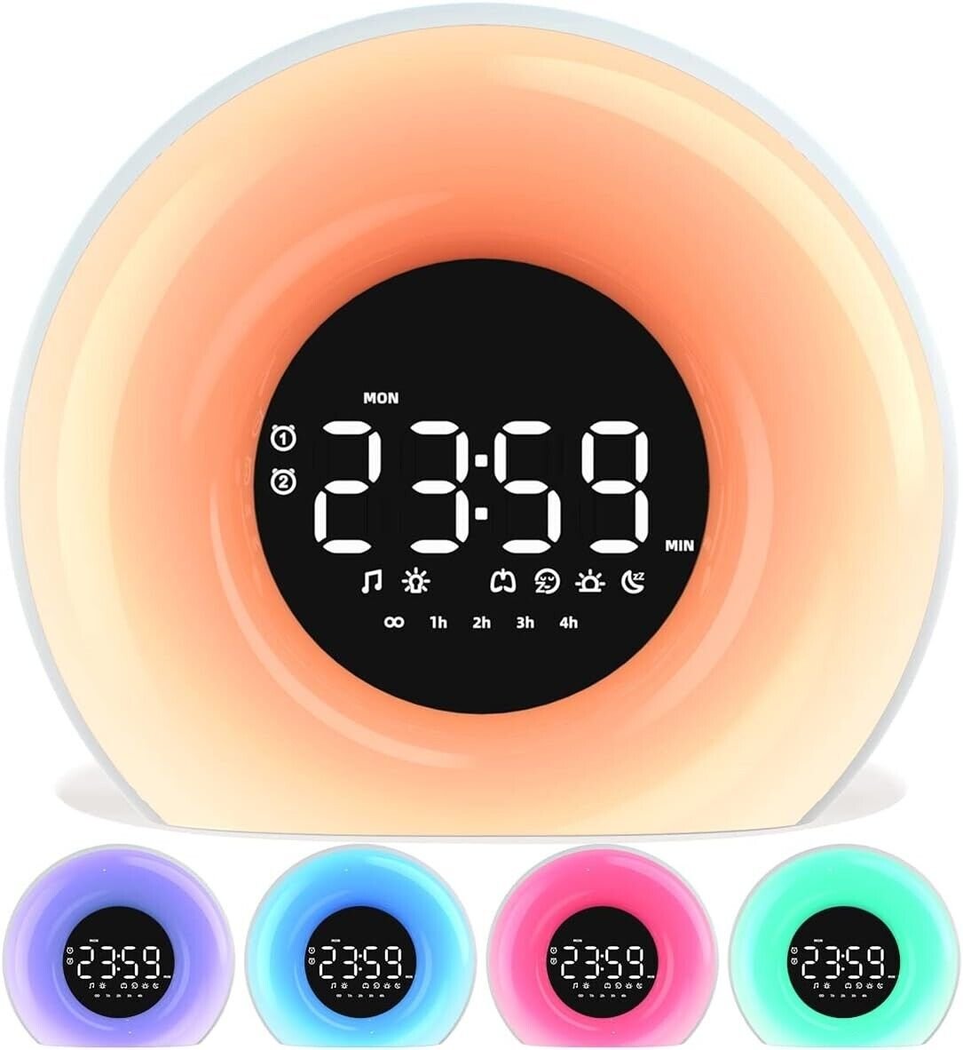 Wake Up Light Sunrise Alarm Clock with Sunrise Sunset Simulation 23 Nature